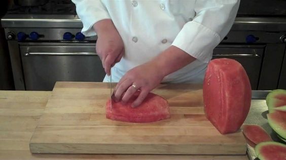 How To Peel and Cut A Watermelon
